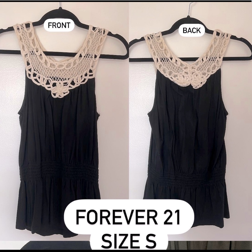 Forever 21 Crochet Tank Top